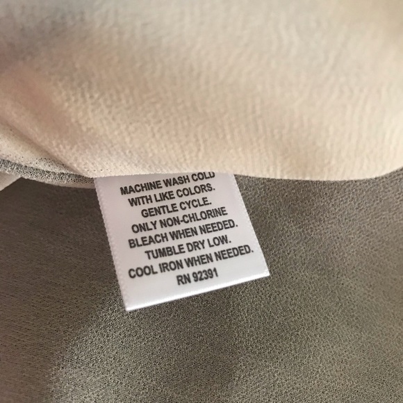 Bar III sheer button down - Picture 3 of 5